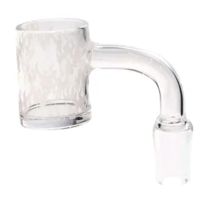 14MM Male Quartz Banger With Fire Design