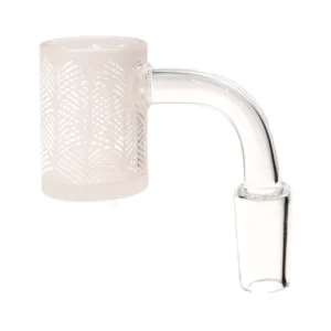 14MM Male Riptide Clear Banger With Design