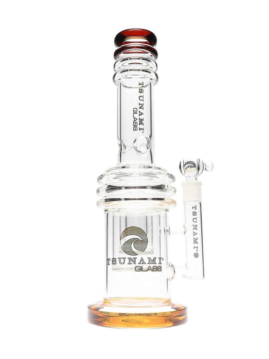 17″ Tsunami Triple Honeycomb Heart Perc Water Pipe - Image 5