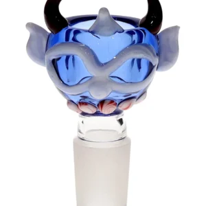 18MM Devil Blue Male Glass Bowl