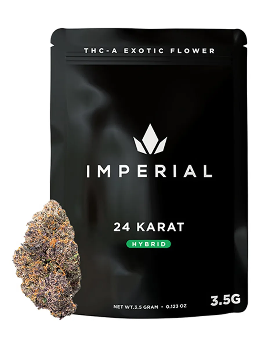 24 Karat Imperial High-Grade Zaza THCA Flower 3.5G