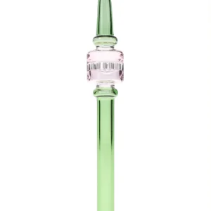 6″ Nectar Collector Square Green & Pink