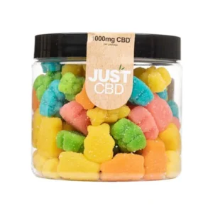 Just CBD Sour Bear Gummies 1000mg