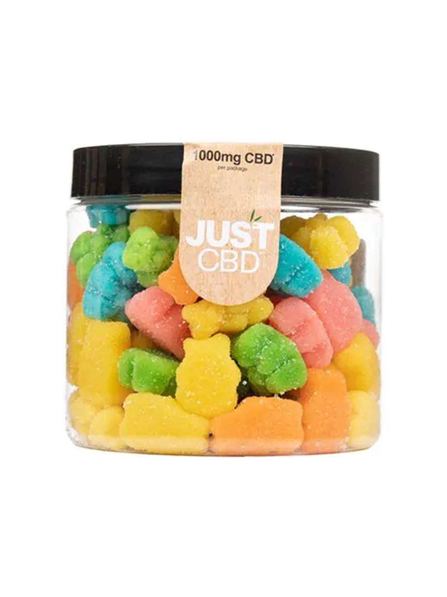 Just CBD Sour Bear Gummies 1000mg