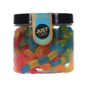 Just CBD Sugar Free Worm Gummies 1000mg