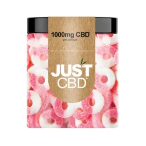 Just CBD Watermelon Rings Gummies 1000mg