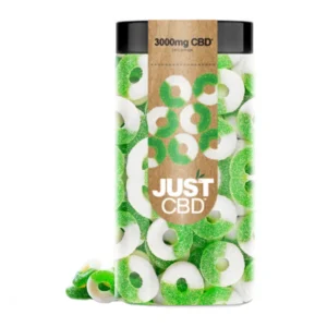 Just CBD Apple Rings Gummies 3000mg