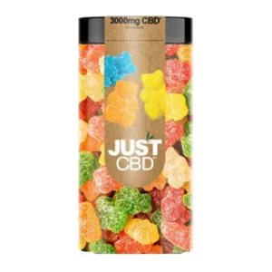Just CBD Sour Bear Gummies 3000mg