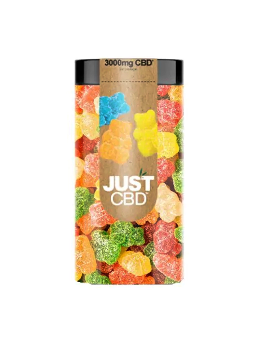 Just CBD Sour Bear Gummies 3000mg