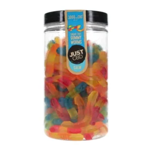 Just CBD Sugar Free Worm Gummies 3000mg