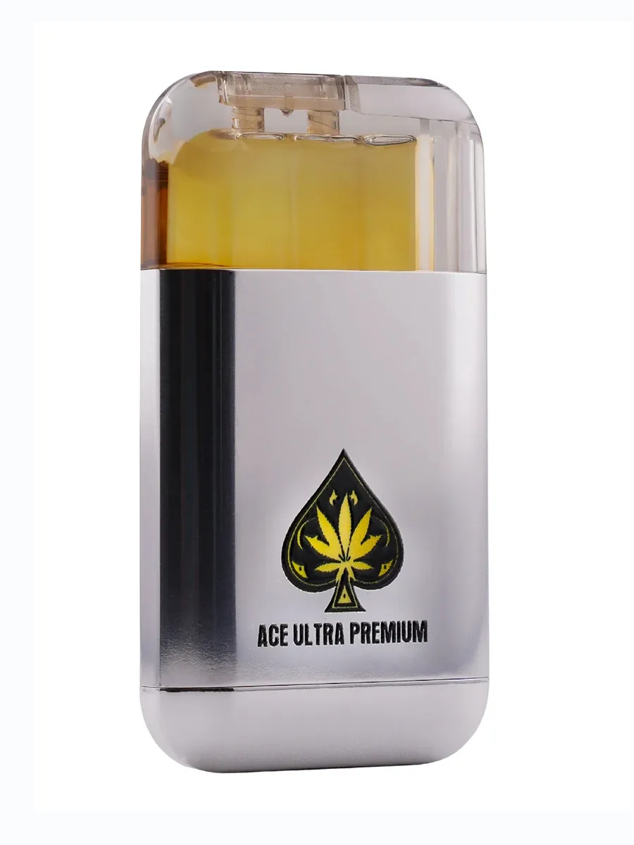 Strawberry Cough ACE Ultra Premium Live Resin THCA Disposable Vape 2G