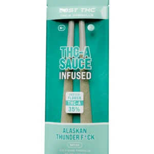 Alaskan Thunder F*ck Lost THC THC-A Sauce Infused Pre-Roll 2ct 2g