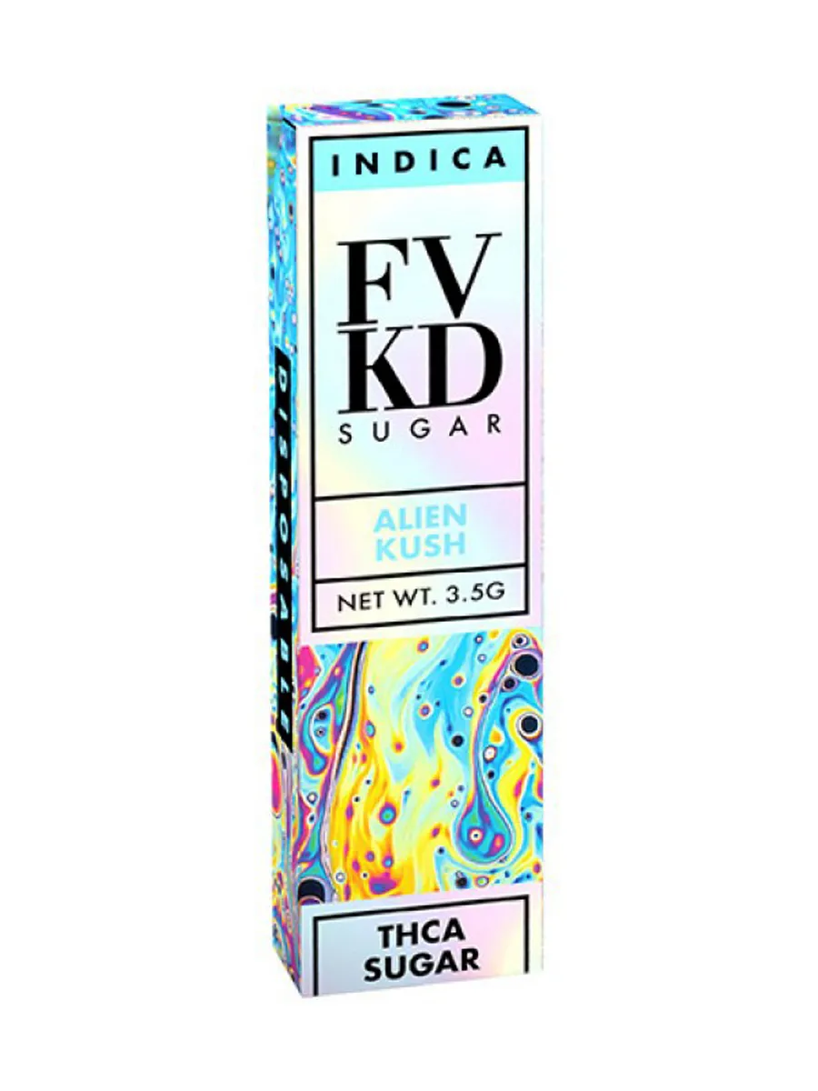Alien Kush FVKD Exotics THC-A Sugar Disposable Vape 3.5G
