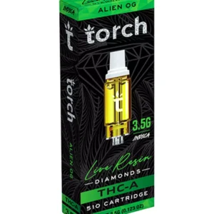 Alien OG Torch THC-A Live Resin Diamonds 510 Cartridge 3.5G