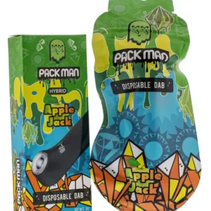 Apple Jack Pack Man THCA Disposable Dab 1G