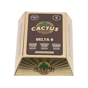 Atomic Apple | Dragon Fruit | Banana Cream Cactus Labs Gold Reserve D8 Disposable 6ml