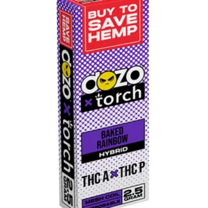 Baked Rainbow Dozo x Torch THC-A + THC-P Disposable 2.5G