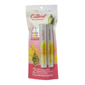 Banana OG Cutleaf THC-A Pre-Rolls 2G