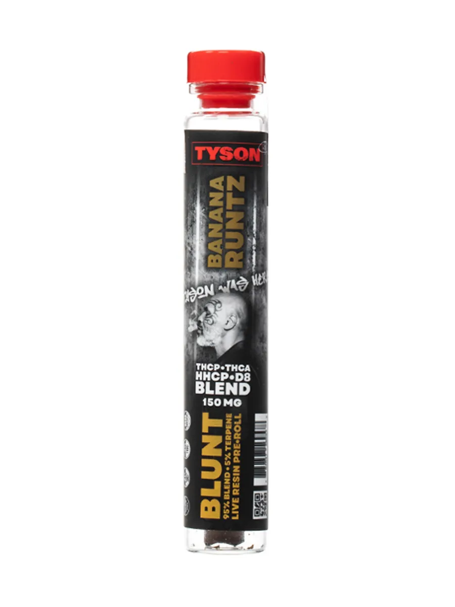 Banana Runtz Tyson 2.0 THCP Blend Live Resin Blunt Pre-Roll 150G