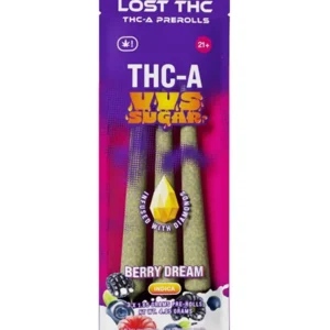 Berry Dream Lost THC THC-A VVS Sugar Diamond Infused Pre-Roll 3ct