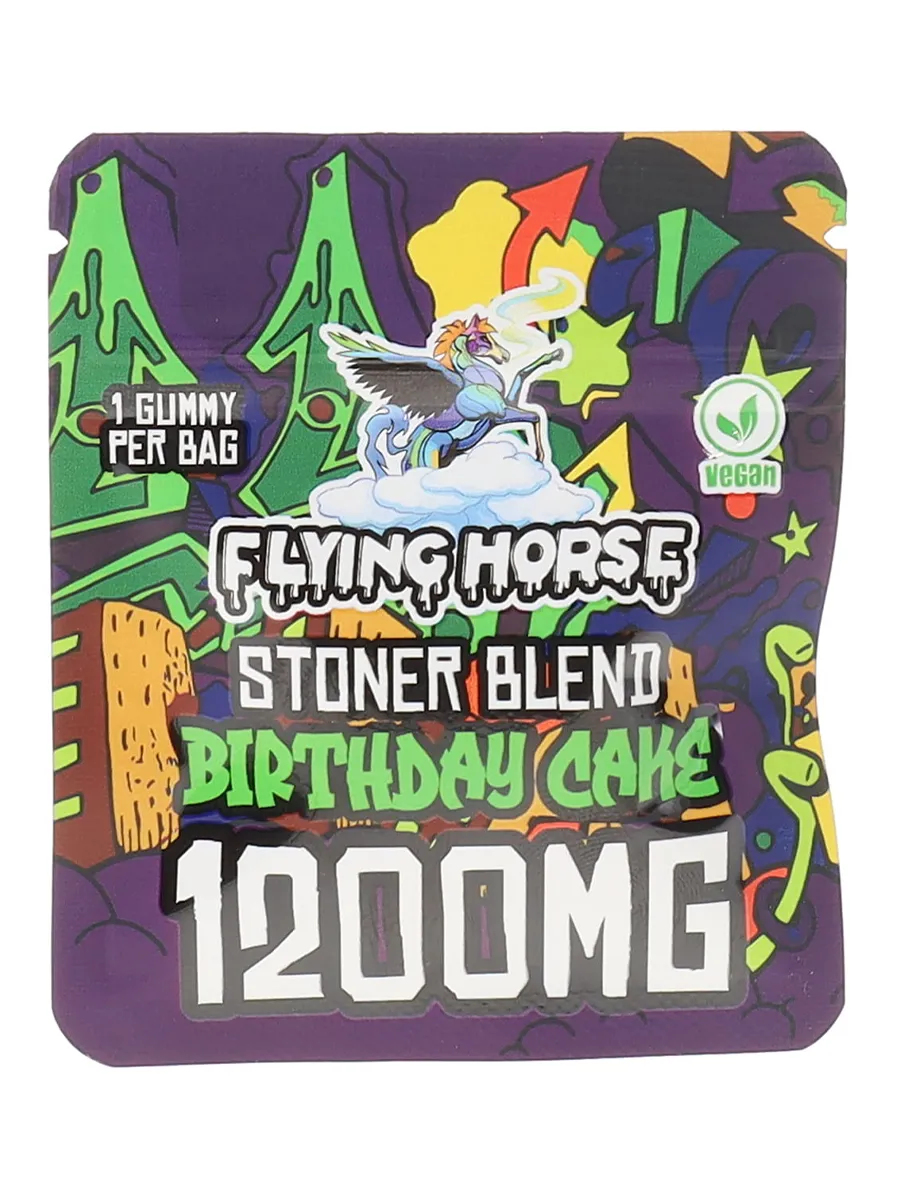 Birthday Cake Flying Horse Stoner Blend Infused Gummies 1200MG
