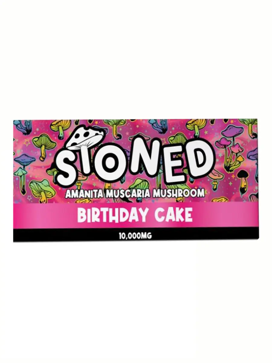 Birthday Cake Stoned Amanita Muscaria Mushroom Chocolate 10000MG