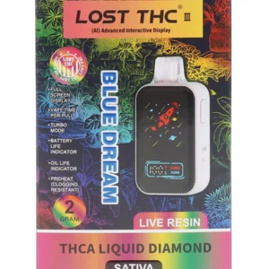 Blue Dream Lost THC THC-A Liquid Diamond Disposable 2G