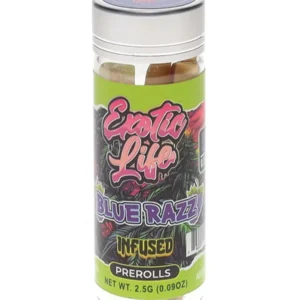 Blue Razz Exotic Life Terpz THC-A Infused Pre-Rolls 5ct 2.5G