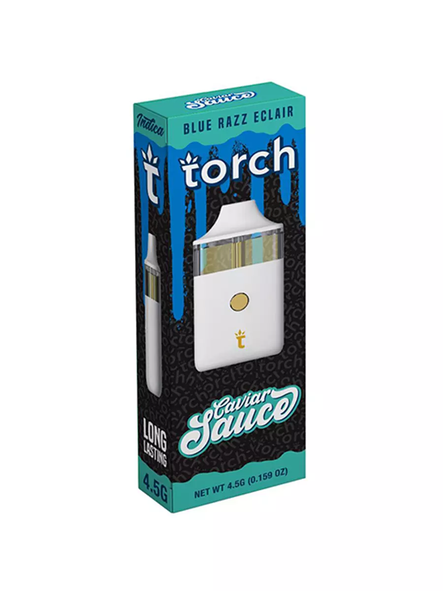 Blue Razz Eclair Torch Caviar Sauce Vape 4.5G