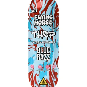 Blue Razz Flying Horse THCP Vegan Gummies 5ct