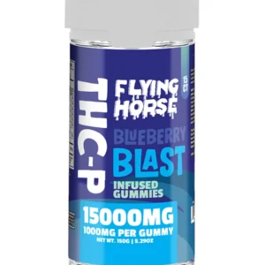 Blueberry Blast Flying Horse THCP Infused Gummies 15000MG 15ct