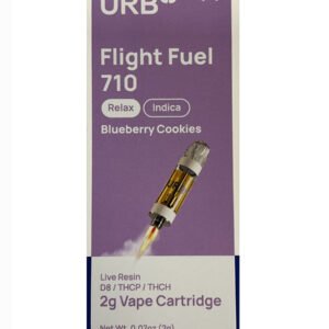 Blueberry Cookies URB Flight Fuel 710 Relax Cartridge 2G