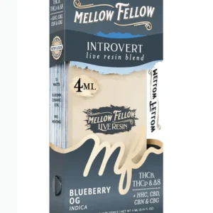 Blueberry OG Mellow Fellow Introvert Live Resin Blend Disposable 4ml