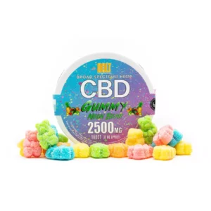 Bolt CBD Neon Mix Fruit Flavored Bear Gummies 2500mg