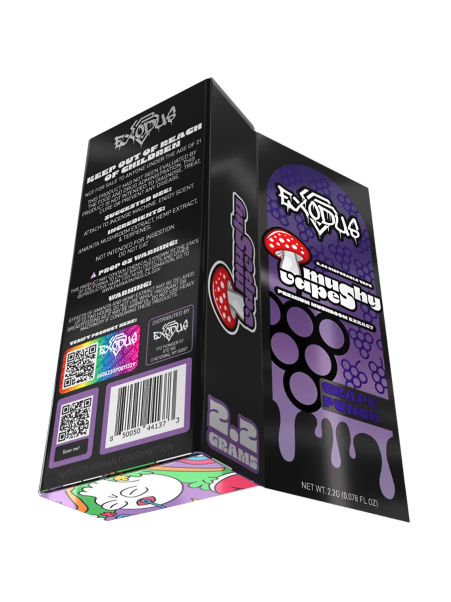 Grape Punch Exodus Mushy Disposable Vape 2.2G - Image 3