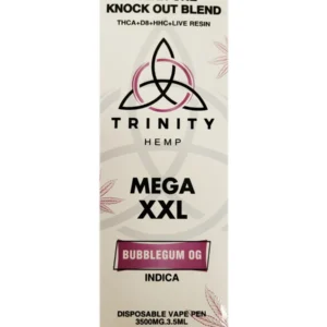Bubblegum OG Trinity All In One Knockout Blend Mega XXL Disposable 3.5G