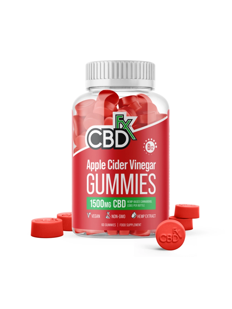 CBDfx Apple Cider Vinegar Gummies 1500mg