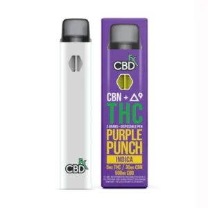 Purple Punch Indica CBDfx CBN + Delta 9 THC Vape Pen