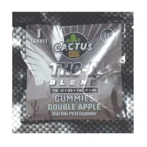 Double Apple Cactus Labs THC-A Bland Gummies 150mg