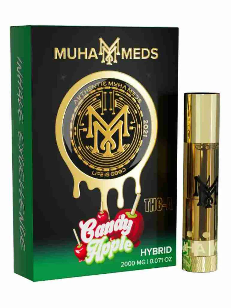 Candy Apple Muha Meds THC-A Cartridge 2G