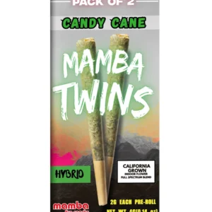Candy Cane Mamba Twins Full Spectrum THCP Pre-Roll 2ct