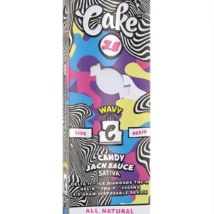 Candy Jack Sauce Cake Wavy Live Resin Disposable 3G