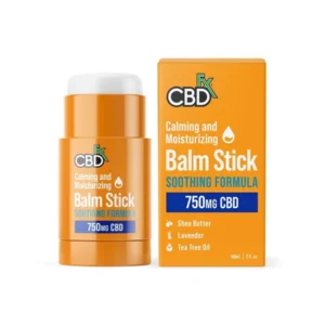 CBDfx Balm Stick Calming and Moisturizing 60ml Shea Butter Lavender Tea Tree Oil