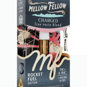 Charged Blend Rocket Fuel Mellow Fellow Live Resin Cartridge 1ml