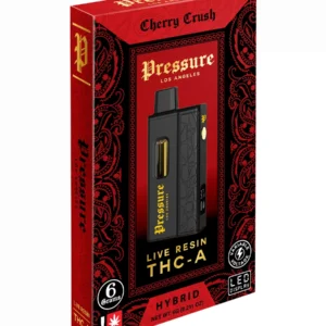 Cherry Crush Pressure THC-A Live Resin Vape 6G