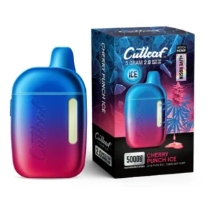 Cherry Punch Ice Cutleaf Live Rosin Disposable Vape 5G