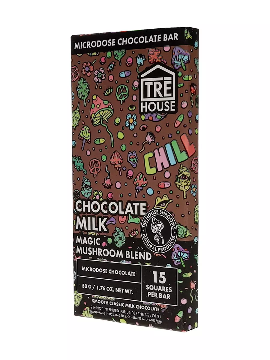 Chocolate Milk Tre House Magic Mushroom Chocolate Bar 50g