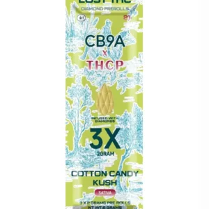 Cotton Candy Kush Lost THC CB9A x THCP Diamond Pre-Rolls 3x2G