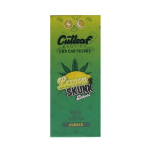 Lemon Skunk Diesel Hybrid Cutleaf Exotics HHC CBD Cartridge 1000mg