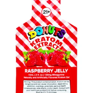 Raspberry Jelly Donuts Kratom Extract 15ml 120mg